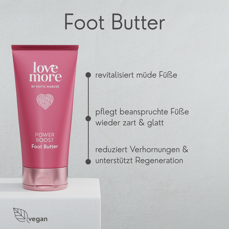 Fußbutter | Power Boost | lovemore by Motsi Mabuse